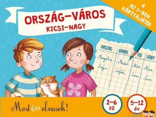 Pagony Ország-város, kicsi-nagy kártyajáték - Pagony (105792)