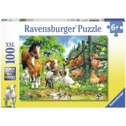 Ravensburger: Állati buli 100 darabos XXL puzzle (10689)