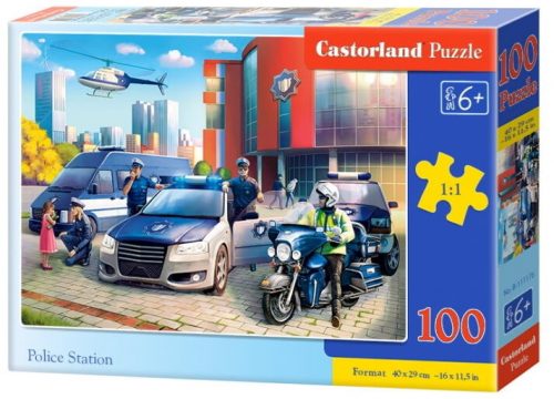 Castorland 100 db-os puzzle - Rendőrség (B-111176)