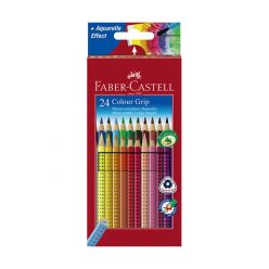   Színes ceruza FABER-CASTELL Grip háromszögletű 24 db/készlet (112424)