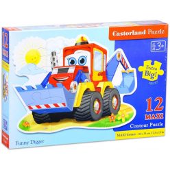 Castorland Maxi Puzzle - Markoló autó 12 db-os (B-120024)