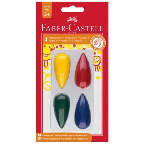 Zsírkréta FABER-CASTELL 4 színű bliszteres (120405)