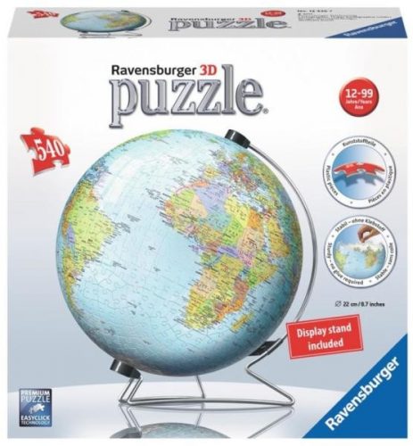 Ravensburger Puzzleball 540 db - Földgömb (12436)