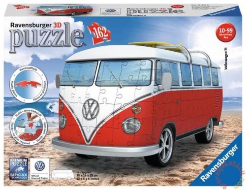 Ravensburger Volkswagen T1 Surf Edition 3D puzzle 162 db-os (12516)