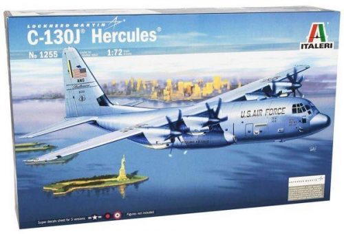 Italeri C-130 J Hercules repülőgép makett, 1: 72 (1255s)