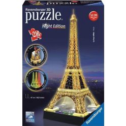   Ravensburger 3D Puzzle - Night Edition - Eiffel-torony 216 db-os (12579)