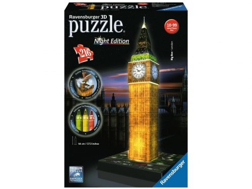 Ravensburger Night Edition - Big Ben 3D puzzle 216 db-os (12588)