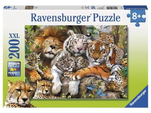 Ravensburger: Puzzle 200 db - Nagymacskák (12721)