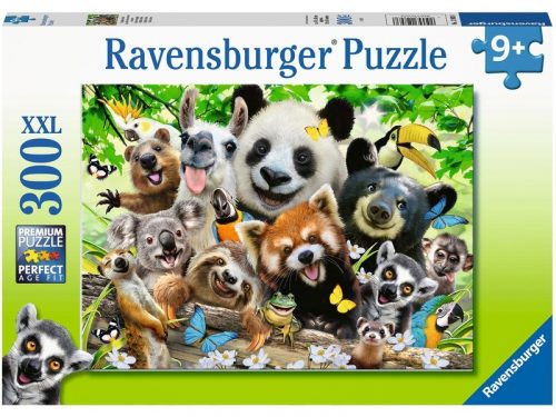 Ravensburger: Puzzle 300 db - Vadvilág-szelfi (12893)