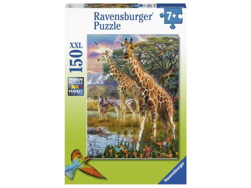 Ravensburger: Puzzle 150 db - Színes szavanna (12943)