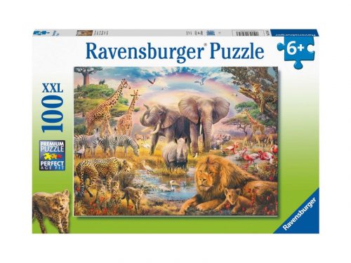 Ravensburger Puzzle 100 db - Afrikai szavanna (13284)