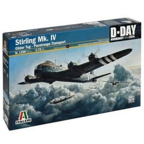 Italeri: Stirling MK IV repülőgép makett, 1:72 1350s