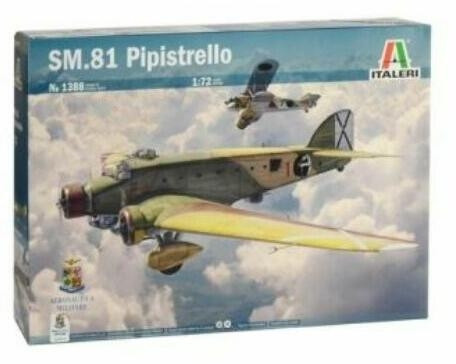 Italeri: SM. 81 Pipistrello repülőgép, 1: 72 (1388s)