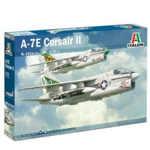 Italeri: A-7E Corsair II repülőgép makett, 1:72 1411s