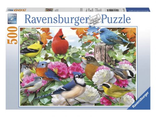 Ravensburger: Puzzle 500 db - Madarak a kertben (14223)