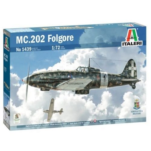 Italeri: MC 202 Folgore repülőgép makett, 1:72 1439s