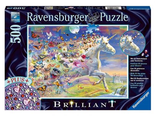 Ravensburger Puzzle 500 db - Pillangós unikornis (15046)