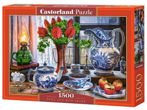 Castorland 1500 db-os puzzle - Csendélet tulipánokkal (C-151820)