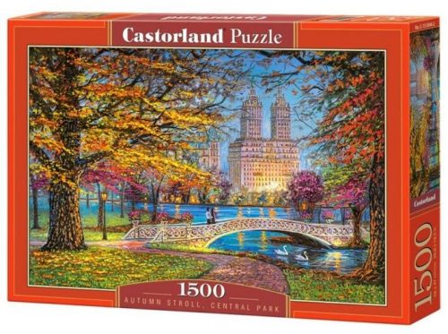 Castorland 1500 db-os puzzle - Őszi séta a Central Parkban (C-151844)