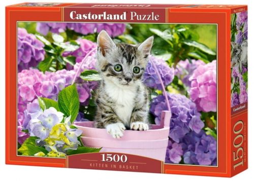 Castorland 1500 db-os puzzle - Cica a vödörben (C-152001)