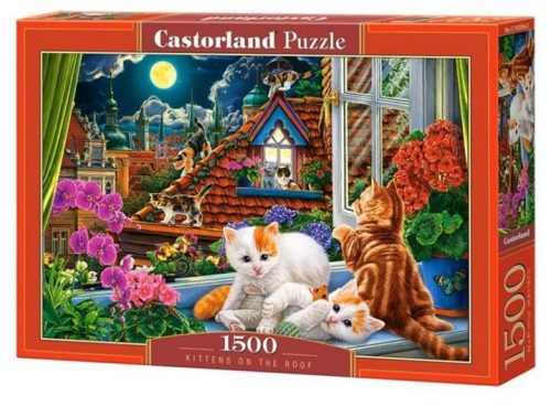 Castorland 1500 db-os puzzle - Cicák a tetőn (C-152056)