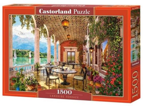 Castorland 1500 db-os puzzle - Tóparti kerthelység (C-152186)