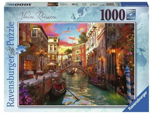 Ravensburger Puzzle 1000 db - Velencei románc (15262)