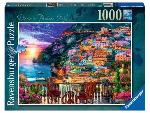 Ravensburger Puzzle 1000 db - Vacsora Positanóban (15263)