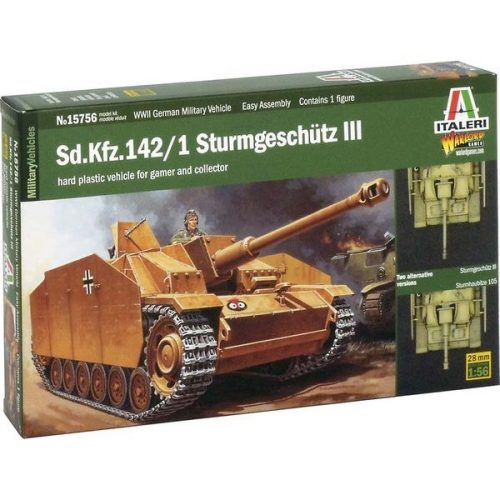 Italeri: Sd.Kfz.142/1 Sturmges rohamlöveg makett, 1:56 15756