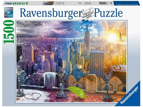 Ravensburger New York télen és nyáron 1500 db-os (16008)