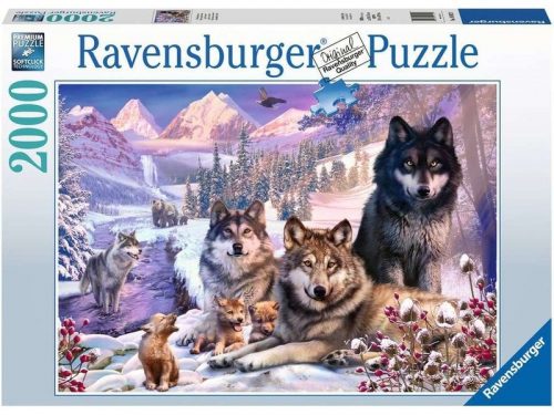 Ravensburger: Puzzle 2 000 db - Farkasok a hóban (16012)