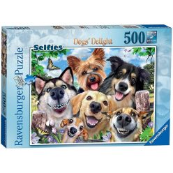 Ravensburger: Puzzle 500 db - Kutya szelfik (16425)