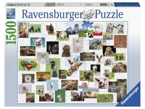 Ravensburger: Puzzle 1500 db - Vicces állatok (16711)