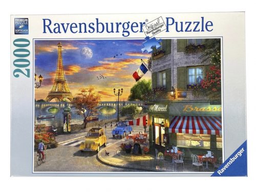 Ravensburger: Puzzle 2000 db - Romantikus este Párizsban (16716)