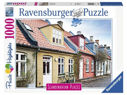 Ravensburger Puzzle 1000 db - Ház Aarhusban (16741)