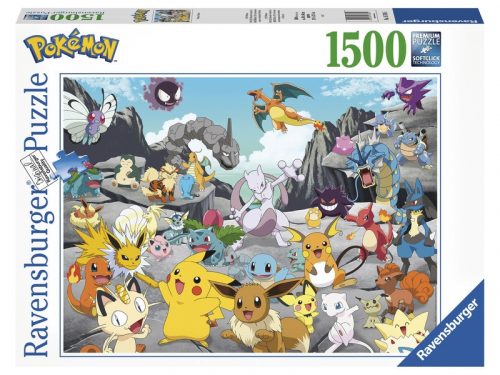 Ravensburger: Puzzle 1500 db - Klasszikus Pokémon (16784)