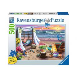 Ravensburger Puzzle 500 db - Tengerparti pihenés (16792)