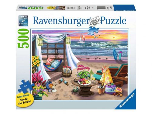 Ravensburger Puzzle 500 db - Tengerparti pihenés (16792)