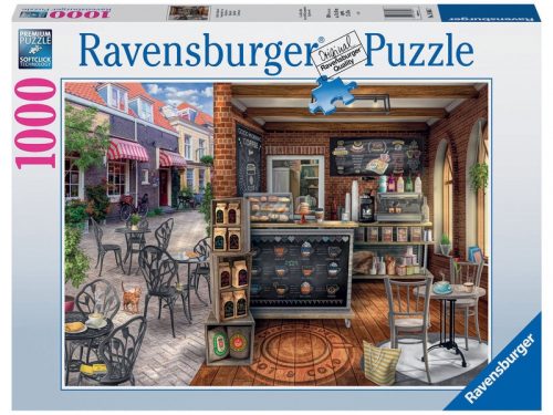 Ravensburger: Puzzle 1000 db - Quaint café (16805)