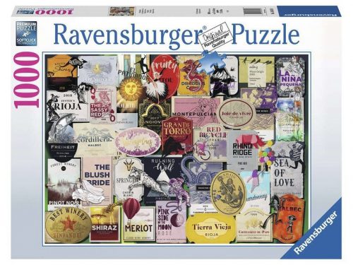 Ravensburger: Puzzle 1000 db - Borcímkék (16811)