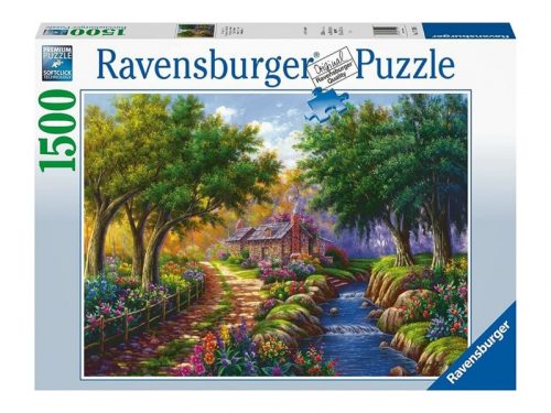 Ravensburger Puzzle 1500 db - Ház a folyónál (17109)