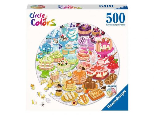 Ravensburger Puzzle kör 500 db - Desszertek (17171)