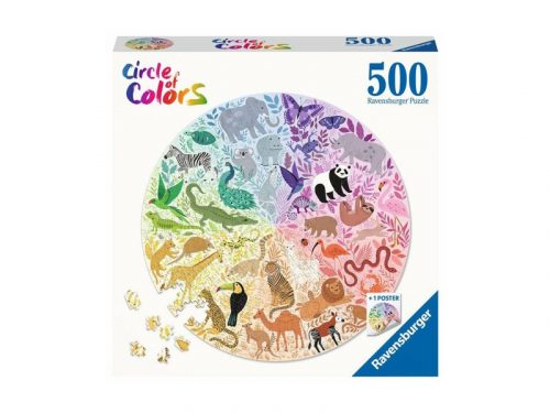 Ravensburger Puzzle kör 500 db - Állatok (17172)