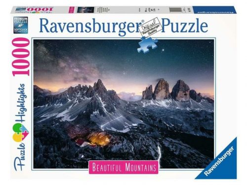 Ravensburger Puzzle 1000 db - Drei Zinnen, Dolomitok (17318)