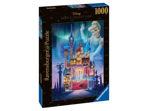 Ravensburger Puzzle 1000 db - Disney kastély Hamupipőke (17331)