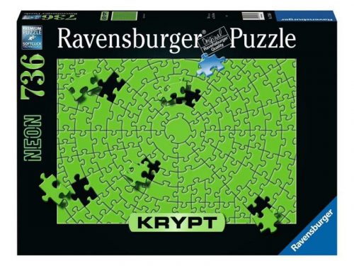 Ravensburger Puzzle 736 db - Krypt Neon zöld (17364)