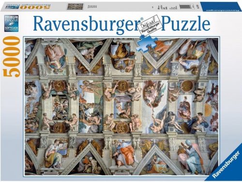 Ravensburger 5000 db-os puzzle - Sixtus-kápolna (17429)