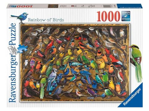 Ravensburger Puzzle 1000 db - Madarak (17478)