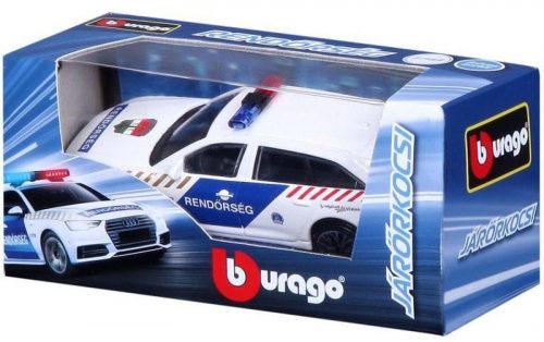 Bburago Audi A6 Avant magyar rendőrautó 1:43 (18-30415)