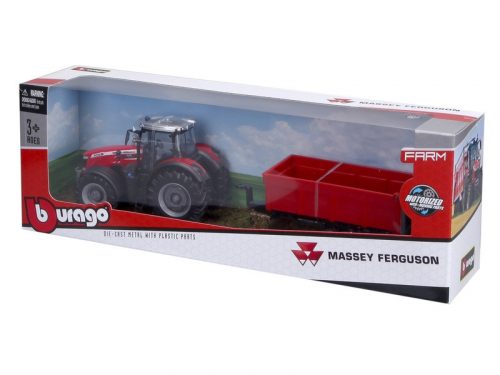 Bburago - Massey Fergusson 8740S utánfutóval (18-31662)